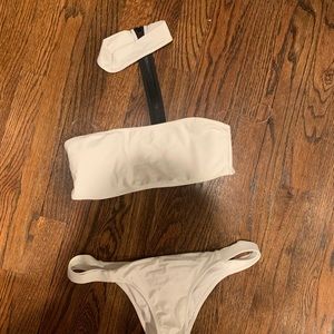 white bikini